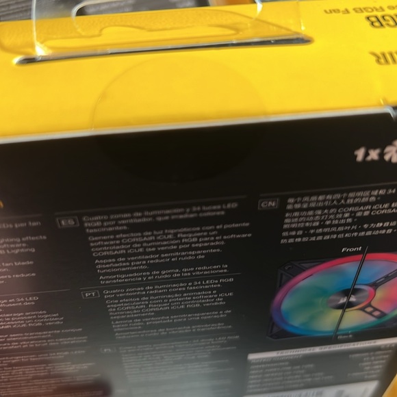 Corsair QL120 RGB Performance RGB fan- Never been open; Sealed boxes - Picture 3 of 6